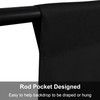 Joccun 7X10FT Black Backdrop Background for Photography,Polyester Backdrop Curtain Background