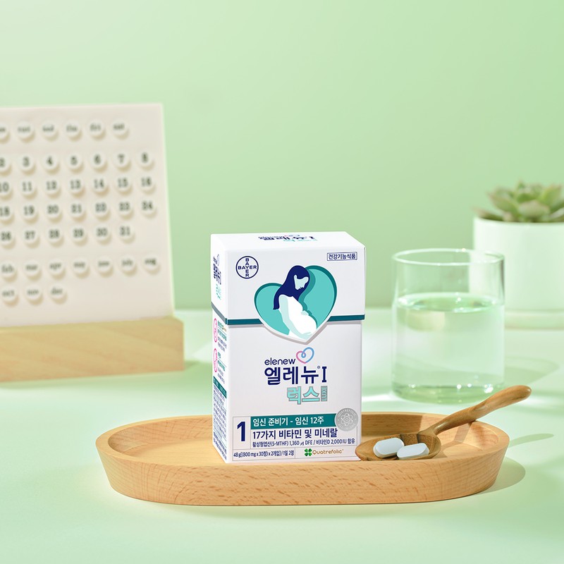 Elenu Step 1 Lux Activated Folic Acid Vitamin D 60