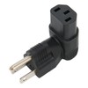 4pcs for NEMA 5‑15P to IEC320 C13 Converter 90 Degree