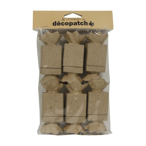 Décopatch EV007O - Set of 6 Paper Mache Boxes Sweets 1 Set