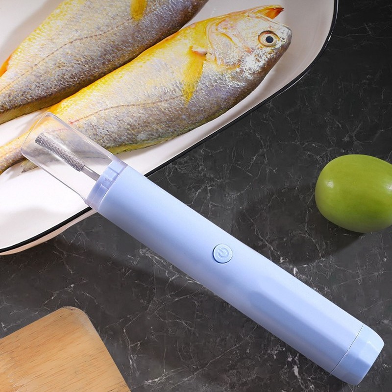 Electric Fish Scaler Automatic Handheld Quick Efficient ABS Stainless Steel