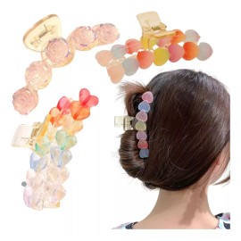 Universo en Linea Set 3 Pz Pinzas Clips Accesorios Moda Broches Cabello