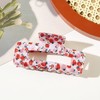 Strawberry Hair Claw Clips for Women Square Hair Clips for
