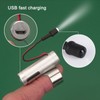 LED Thumb Lamp Adjustable Lighting Angle USB Charging Stainless Steel