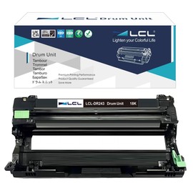 LCL Drum Units Compatible with Brother MFC-L3710CW MFC-L3730CDN MFC-L3750CDW MFC-L3770CDW DR243 DR243CL DR 243CL DR-243CL BK C M Y Image Drum - Office Li (1 Drum)