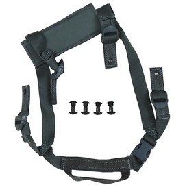 US Military Advanced Combat Helmet Chin Strap with Hardware Bolts Foliage Green ACH MICH ACU 4-Point Chinstrap