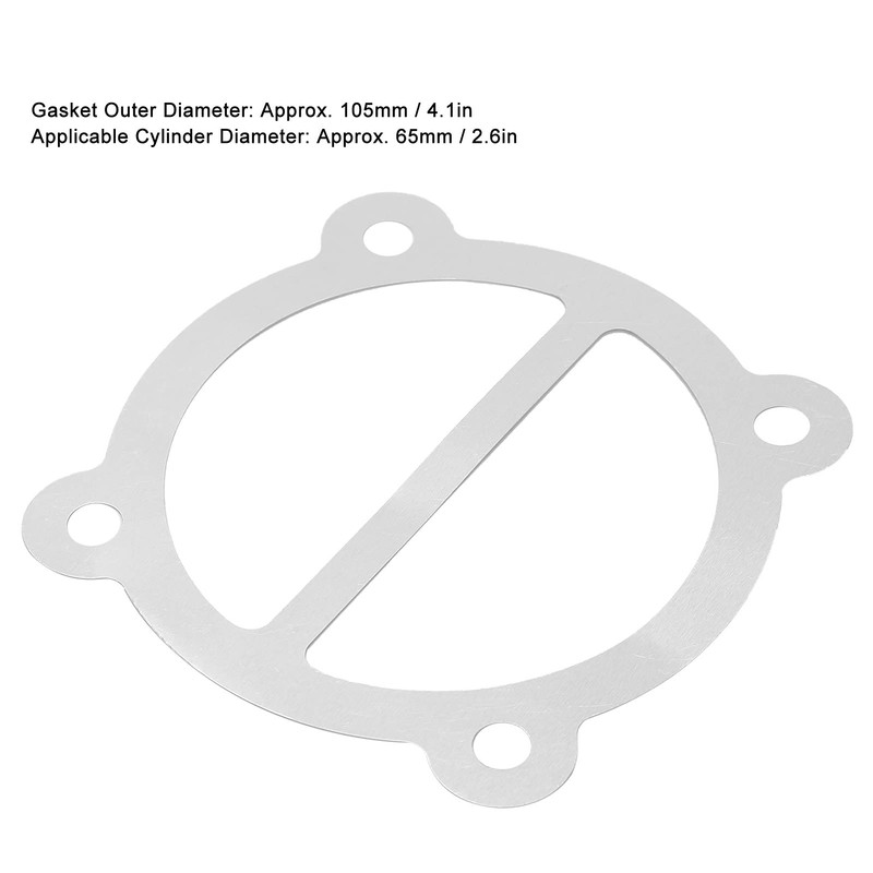 Air Compressor Head Gasket Set, Pneumatic Cylinder Cylinder 65 Aluminium