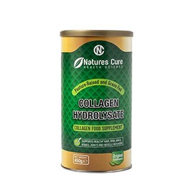 Premium Hydrolyzed Collagen Powder - Unflavored Kosher and Halal Certified Supplement for Joint Health - 450g Can of Bovine Hides Collagen Peptides