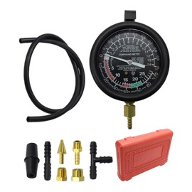 Vacuum Gauge,Vacuum Tester Gauge with Clear Dial - Automotive Vacuum Tester, Vacuum Pump, Air Compressor Accessories for Diagnosing Exhaust Delivery Pressure