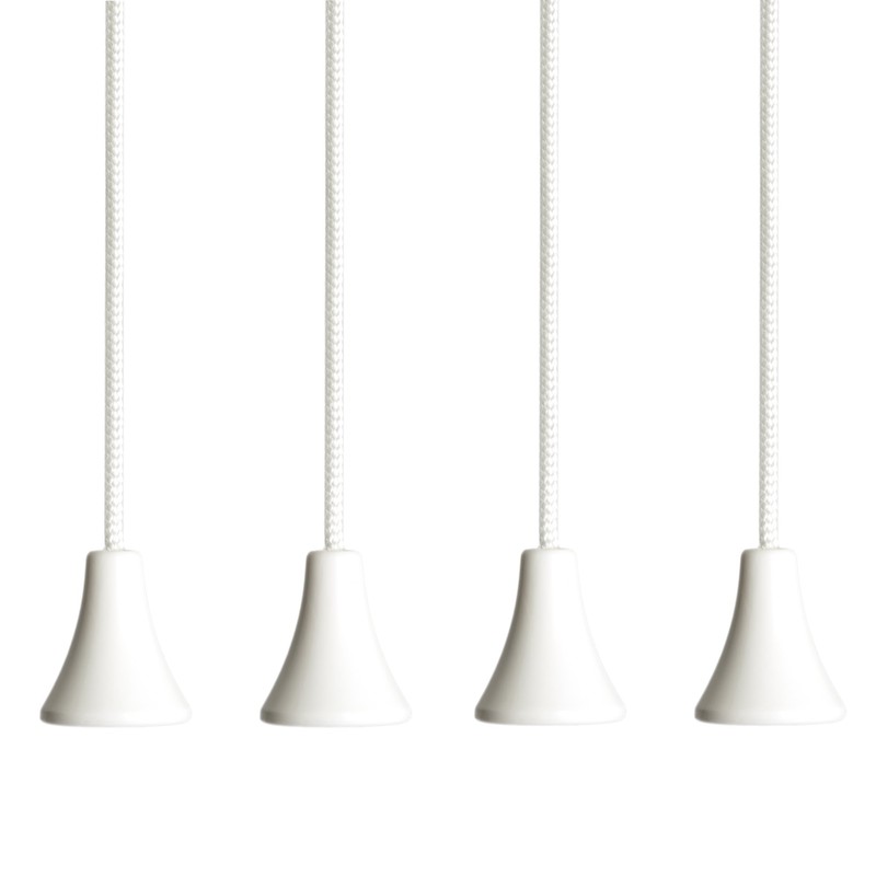 Bathroom Pull Cord. Antibacterial Protection. Pack of Four