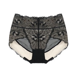 Two Hatch s390 Pelvic Girdle Panties, Stiff Stomach, Butt Lift, Tightening, No Painting, Lower Abdomen Shapewear, middle/black, M