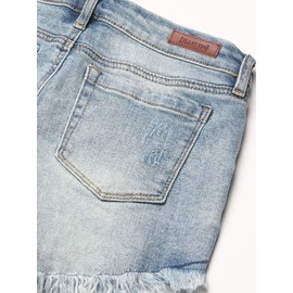 [BLANKNYC] girls Denim Shorts, Two Sassy for Men, 12 US