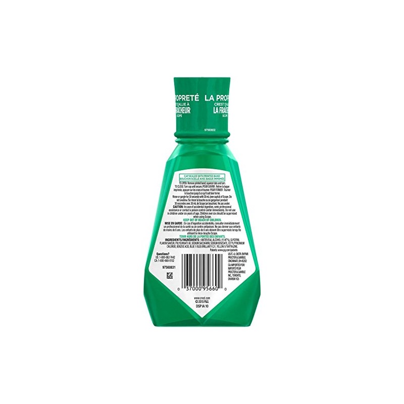 Crest Classic Mouthwash Original Formula, 250 ml