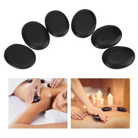 Lava Massage Stones, Natural Hot Spa Energy Massage Basalt Stone Body Therapy Health Care Tool Spa Stone Massage Stone for Spa Wellness and Relaxation