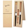 Ishida 60196 Couple Chopsticks Rest Threaded Ethical Box, Made in