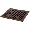 150 x 150 mm Brown Plastic Ventilation Grille – Exhaust