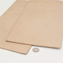 European Leather Works Import Vegetable Tan Cowhide Tooling Leather 5-6oz Pre-Cut (24"x24")