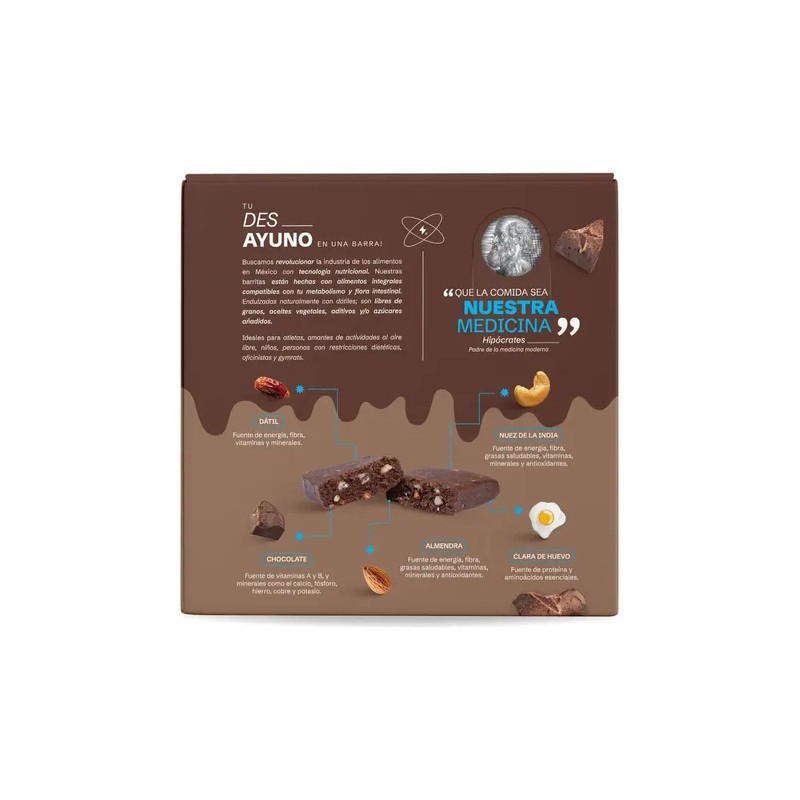 Barritas De Proteína Flora01 Des_ayuno Brownie 4 Pzs