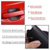 WORCAS 4Pcs Universal 3D Carbon Fiber Car Door Handle Paint