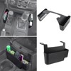 PIMCAR 2PCS Center Console Organizer for 2018-2025 2026 Jeep Wrangler