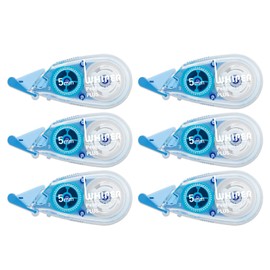 Plus Correction Tape Whitepatch 5mm Blue 6 pcs WH-815-3P 49-245x2
