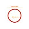SG Store 4x Red Front Fork O-rings OD35.2xID32mm Compatible with