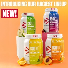 Dymatize ISO 100 Hydrolyzed Clear Wild Berry Lollipop 900g Whey Protein Powder