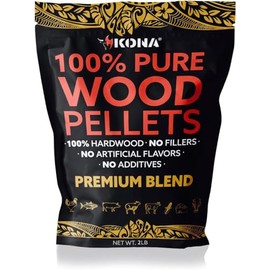Kona Premium Blend Indoor Smoker Pellets - 2 lb Resealable Bag