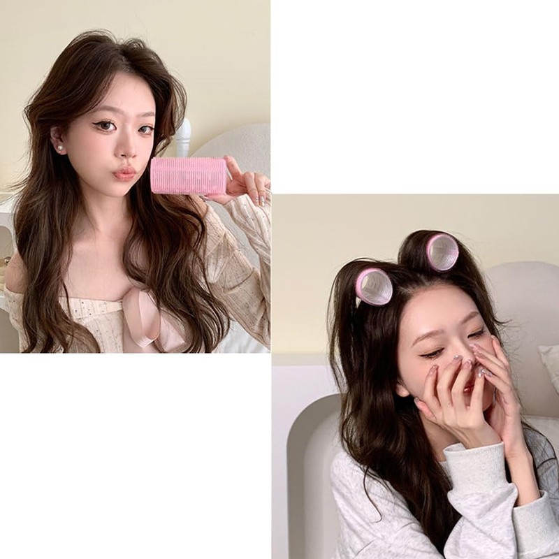 Bangs Curler, Magic Curler, Hand Wrap, Extra Large, Small Face