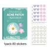 40/80/100/200pcs Pe Acne Patch Skincare Cute Design