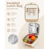 CAMTOP Girls Backpack with Lunch Box & Pencil Case Set,