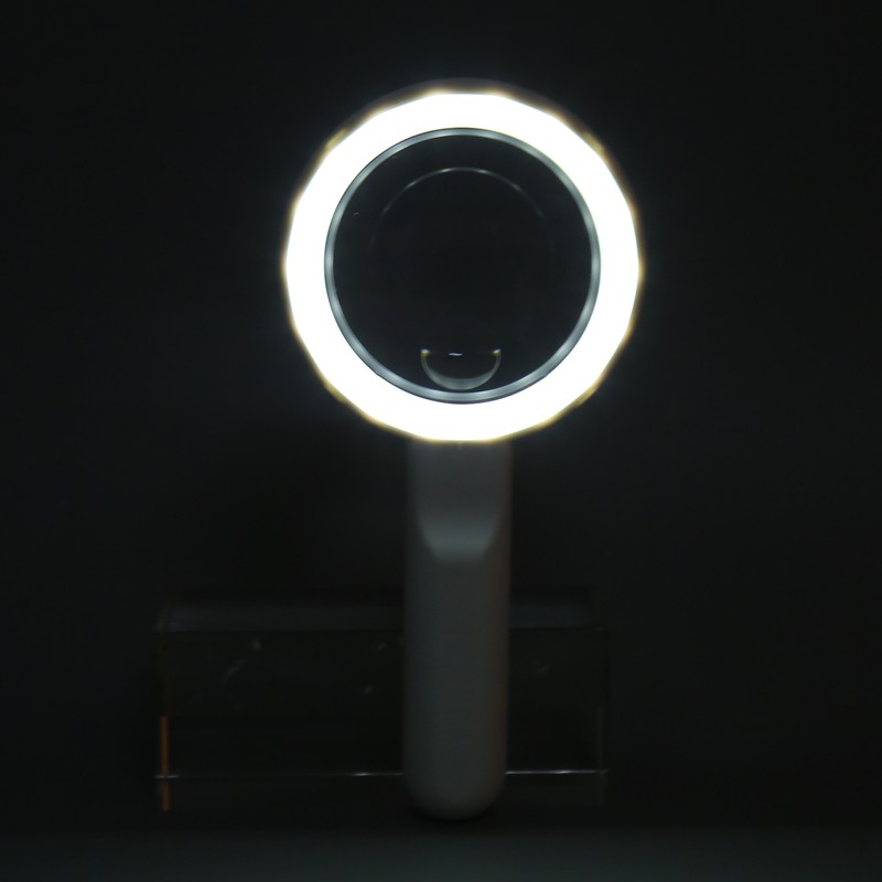 Magnifying Glass 5X 12X Handheld Magnifier with 18pcs LED for