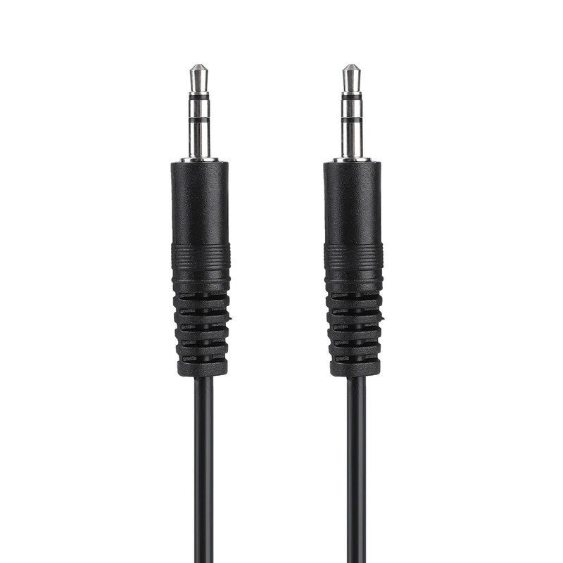 3.5mm Copper Male to Male Shielded Audio Cable for Speakers