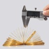 LEONTOOL 100 Loop Memory Wire Gold for Bracelet Making Memory