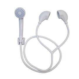 Home Flair Portable Shower | Push On Tap Shower Head and Hose | Shower Attachment for Bath Taps | | Dog Shower | Camping Shower (1.3M Long. Fits a 3.5cm Wide Hot & Cold Tap)