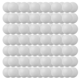 100pcs Solid Color Spoon Relay for Crafting Lottery Ball Table Tennis Ball Ping Pong Ball Ping Pong Ball Recreational White