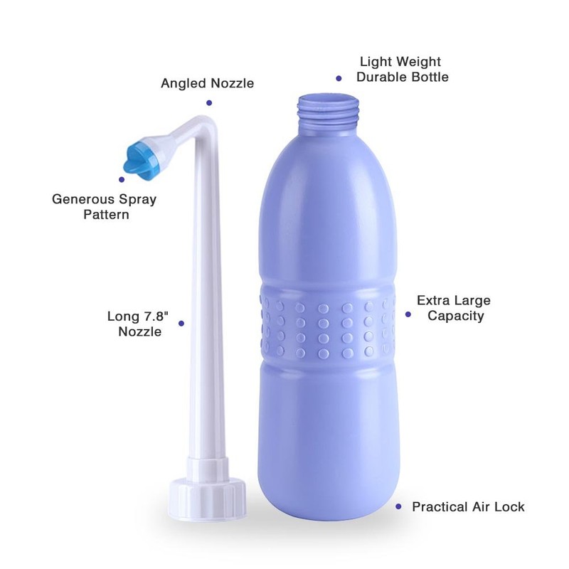 Portable Handheld Personal Bidet, On-The-Go, Travel Bidet with 620ML Water