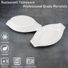 jinsongdafa 5 x 8 Inch Ceramic Oval Au Gratin Baking