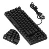 MAGIC REFINER Gaming Keyboard 87 Keys Portable Durable RGB Backlit
