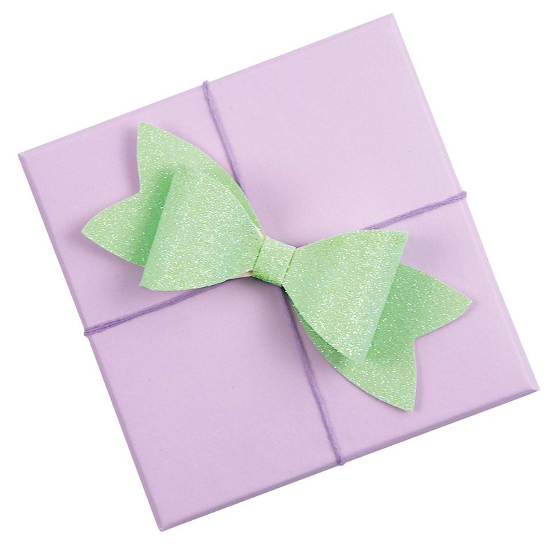 folia 3119 Cardboard Boxes in Square Design, in Pastel Colours,