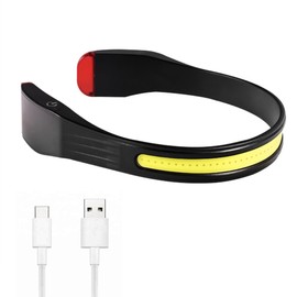 LED Headlamp Portable USB Rechargeable COB Headlight Hanging Neck Light for Outdoor Night Running Cycling Fishing Camping