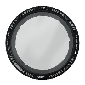 H&Y RB4-82 Black Mist 2.6 - 3.2 inches (67 - 82 mm) REVORING Black Mist 1/4 with Variable Step-up Ring, Filter Diameter: 2.6 inches (67 mm), 3.0 inches (72 mm), 3.0 inches (82 mm), Compatible with