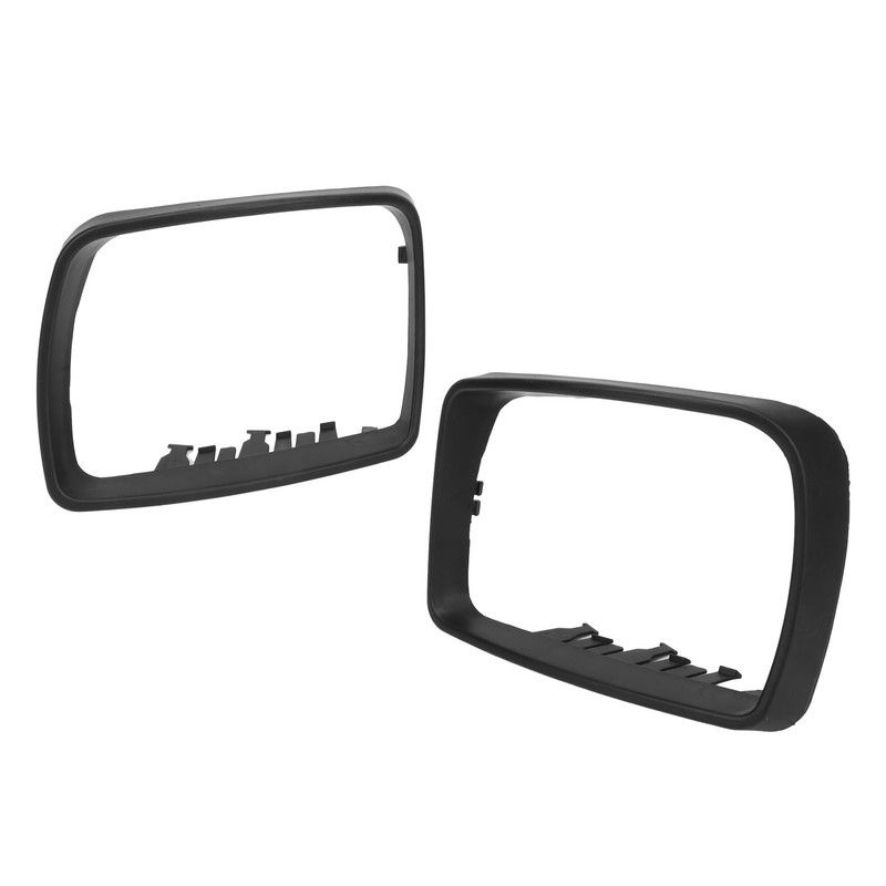 2PCS Car Rearview Mirror Frame Left Right Impact Resistant Protective