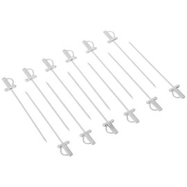 Barfly Cocktail Picks, Sword Top, Stainless