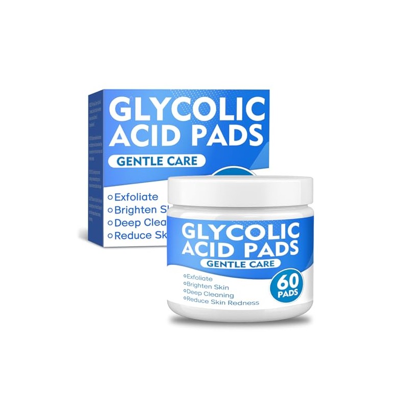 Glycolic Acid Exfoliating Pads with Salicylic Acid - 60 Count