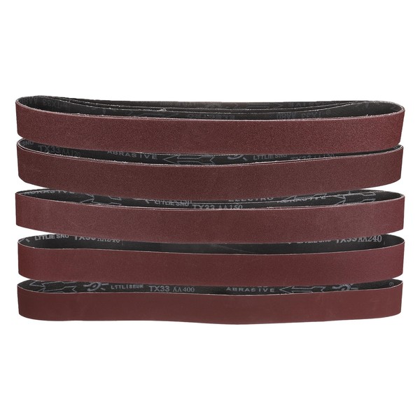 sourcing map 15pcs 2 x 48" Sanding Belts 3pcs Each