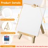 20 Pack Canvas Painting Kit for Kids, 6 x 6