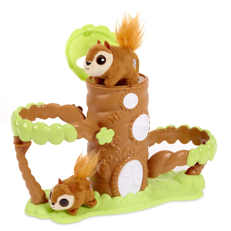 Little Tikes Springlings Surprise Poppin' Treehouse Set with Two Plush