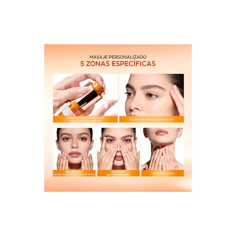 Crema para el Contorno de Ojos con 5D Péptidos, Antiedad