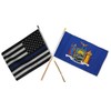 JumpingLight 12x18 12"x18" Wholesale Combo USA Police Blue & New